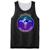 Colorful Colorado Mountain State Logo Mesh Reversible Basketball Jersey Tank