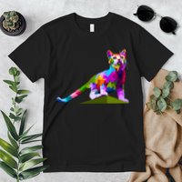 Colorful Curious Kitten Premium T-Shirt