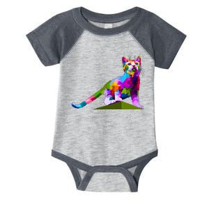 Colorful Curious Kitten Infant Baby Jersey Bodysuit