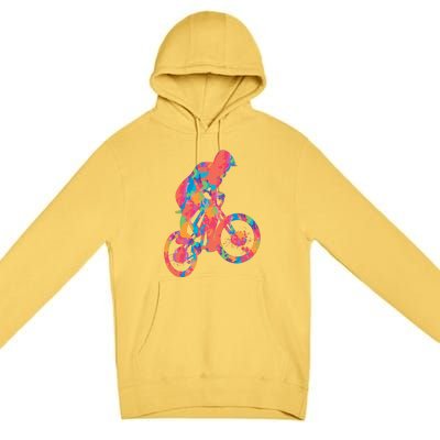 Colorful Cyclist Premium Pullover Hoodie