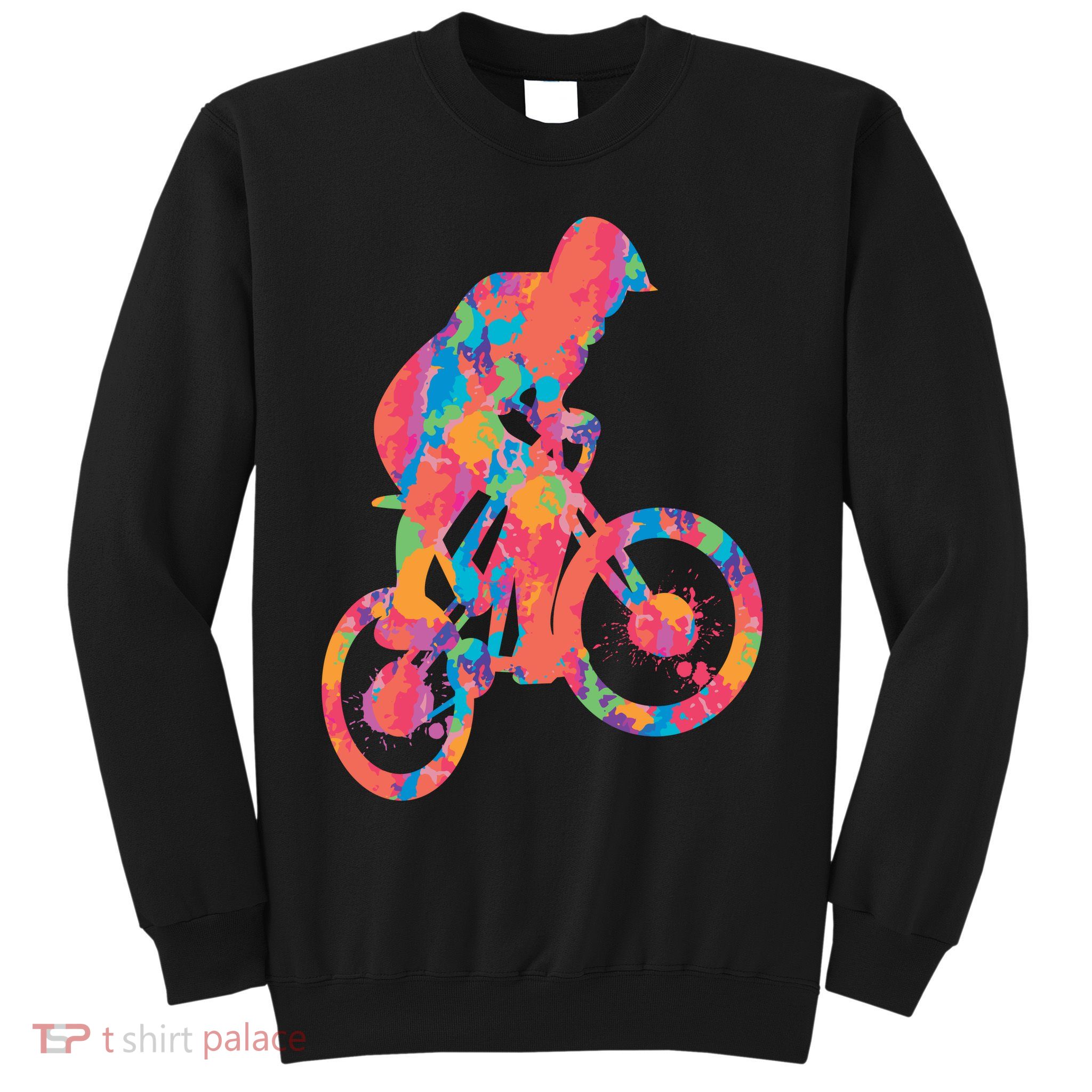 Colorful Cyclist Sweatshirt