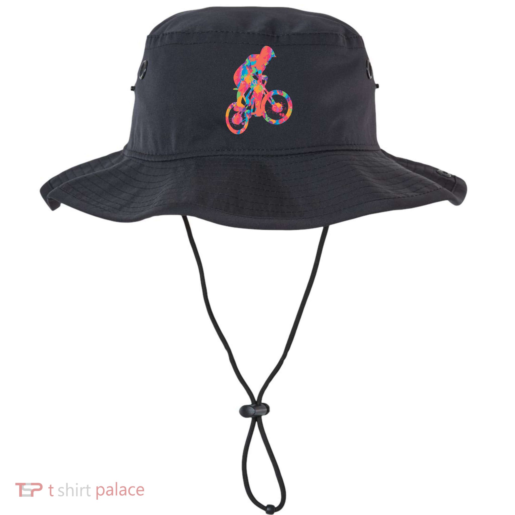 Colorful Cyclist Bucket Hat