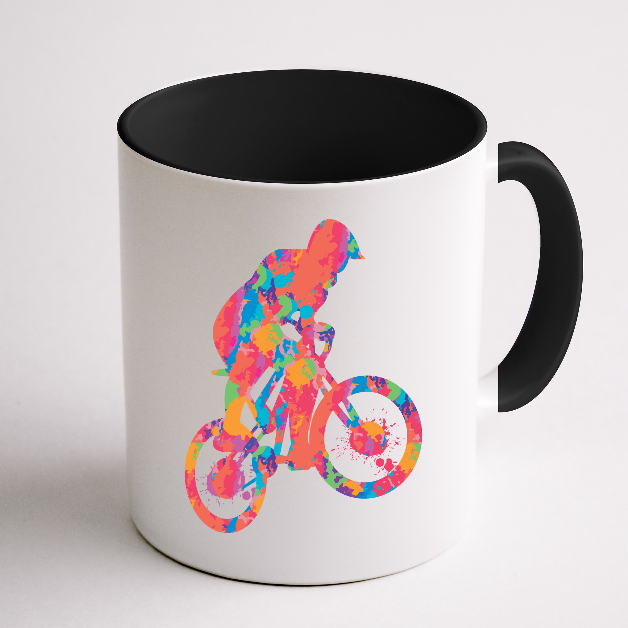 Colorful Cyclist Mug