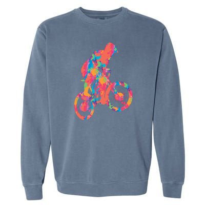 Colorful Cyclist Garment-Dyed Sweatshirt