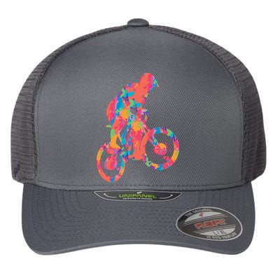 Colorful Cyclist Flexfit Unipanel Trucker Cap