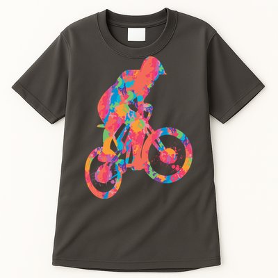 Colorful Cyclist Tall T-Shirt