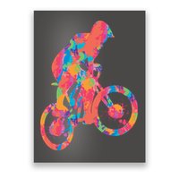 Colorful Cyclist Poster