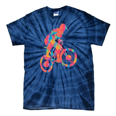 Colorful Cyclist Tie-Dye T-Shirt