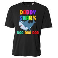 Colorful Daddy Shark Doo Doo Doo Cooling Performance Crew T-Shirt