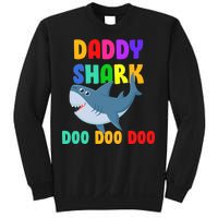 Colorful Daddy Shark Doo Doo Doo Sweatshirt