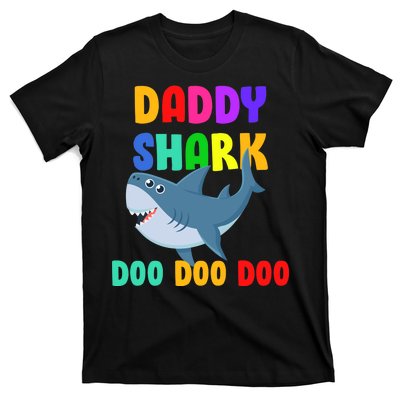 Colorful Daddy Shark Doo Doo Doo T-Shirt