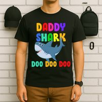 Colorful Daddy Shark Doo Doo Doo T-Shirt