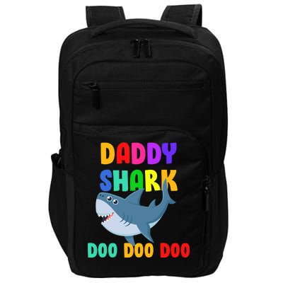 Colorful Daddy Shark Doo Doo Doo Impact Tech Backpack