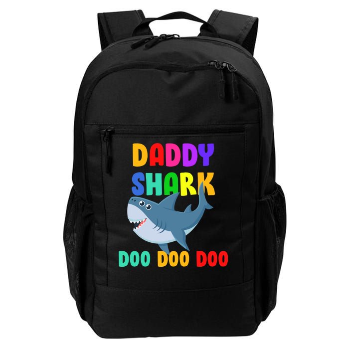 Colorful Daddy Shark Doo Doo Doo Daily Commute Backpack