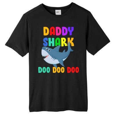 Colorful Daddy Shark Doo Doo Doo Tall Fusion ChromaSoft Performance T-Shirt