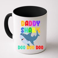 Colorful Daddy Shark Doo Doo Doo Mug
