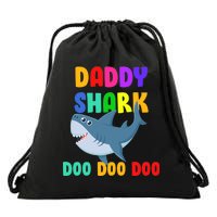 Colorful Daddy Shark Doo Doo Doo Drawstring Bag