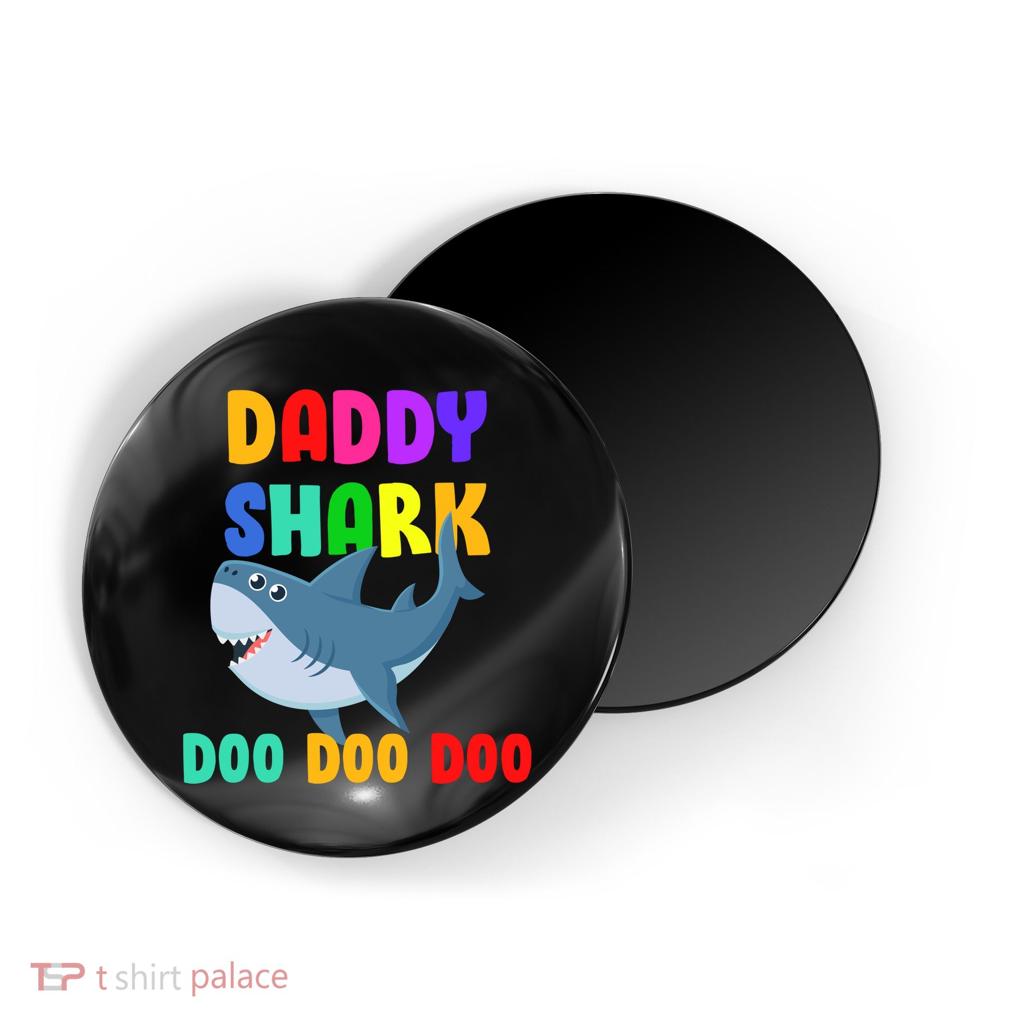 Colorful Daddy Shark Doo Doo Doo Magnet