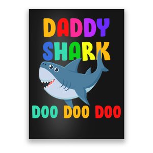 Colorful Daddy Shark Doo Doo Doo Poster