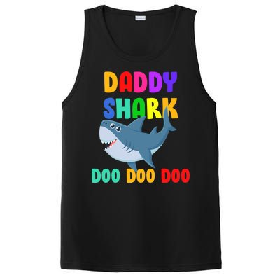 Colorful Daddy Shark Doo Doo Doo PosiCharge Competitor Tank