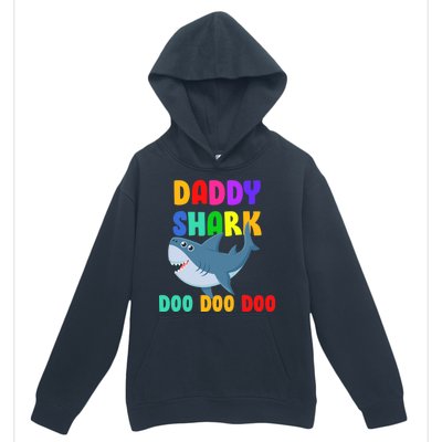 Colorful Daddy Shark Doo Doo Doo Urban Pullover Hoodie