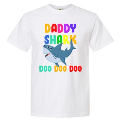 Colorful Daddy Shark Doo Doo Doo Garment-Dyed Heavyweight T-Shirt