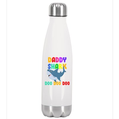 Colorful Daddy Shark Doo Doo Doo Stainless Steel Insulated Water Bottle