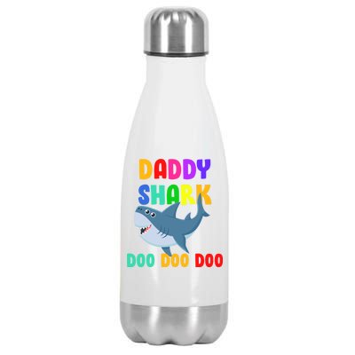 Colorful Daddy Shark Doo Doo Doo Stainless Steel Insulated Water Bottle