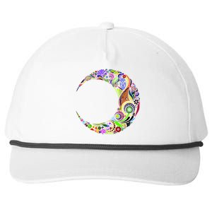 Colorful Demilune Half Moon Snapback Five-Panel Rope Hat