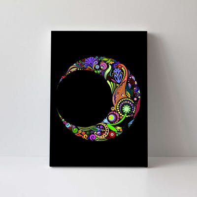 Colorful Demilune Half Moon Canvas