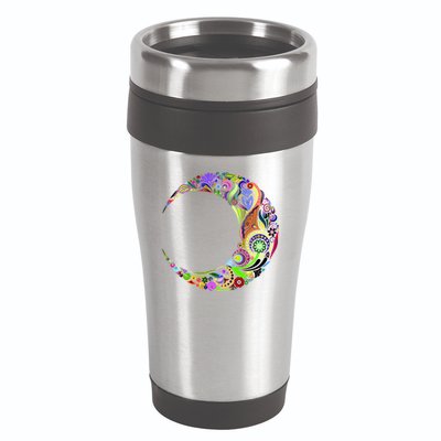 Colorful Demilune Half Moon 16oz Travel Tumbler