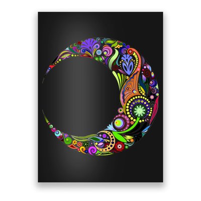 Colorful Demilune Half Moon Poster