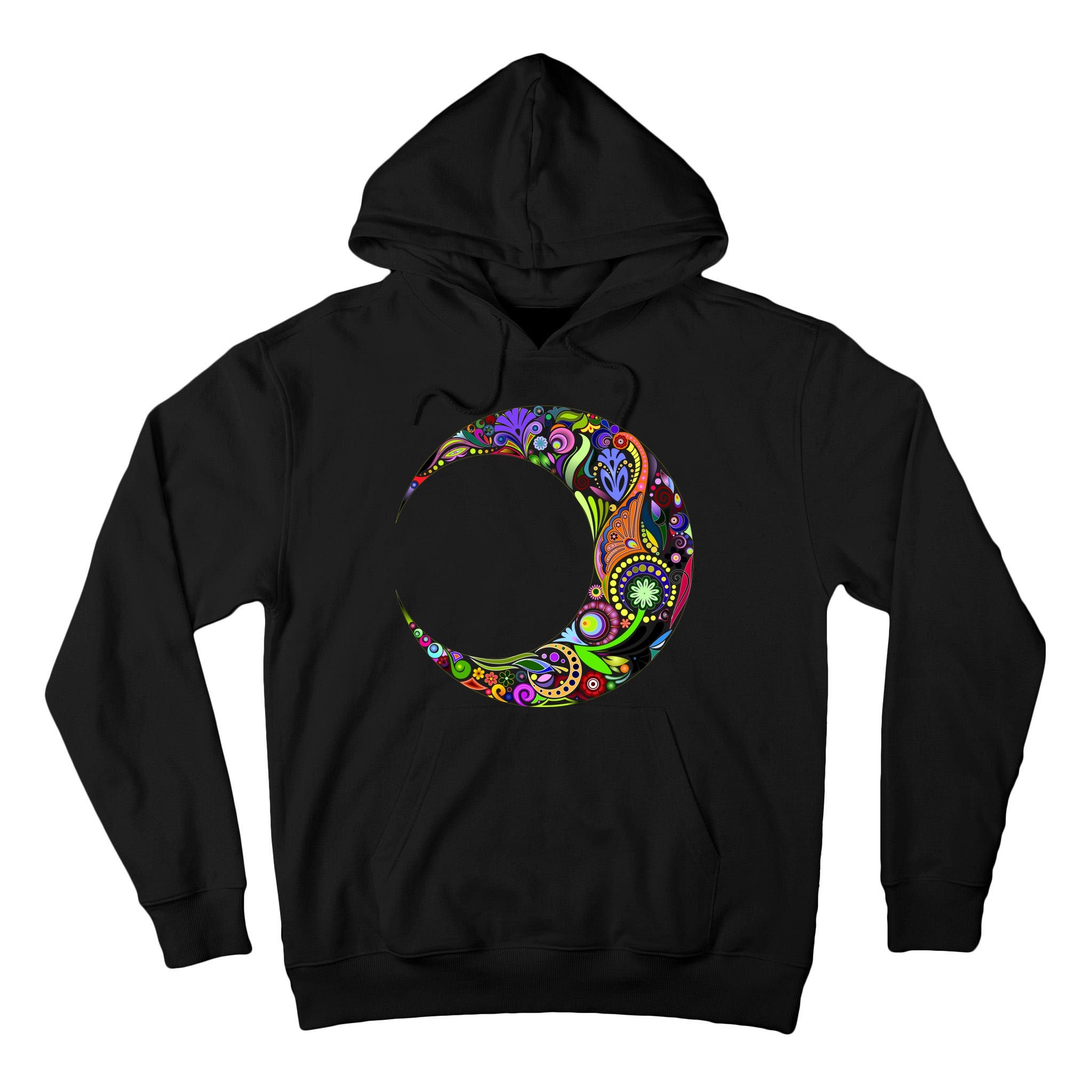 Colorful Demilune Half Moon Tall Hoodie