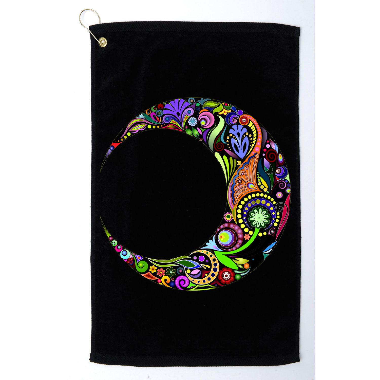 Colorful Demilune Half Moon Golf Towel