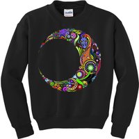 Colorful Demilune Half Moon Kids Sweatshirt