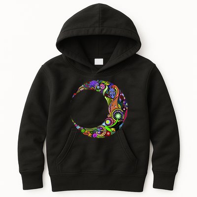 Colorful Demilune Half Moon Kids Hoodie