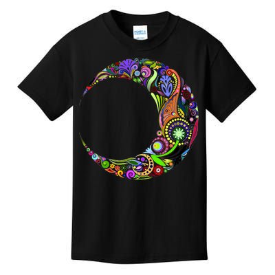 Colorful Demilune Half Moon Kids T-Shirt