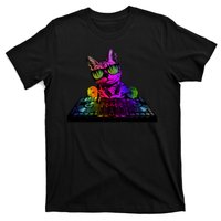 Colorful DJ Cat T-Shirt