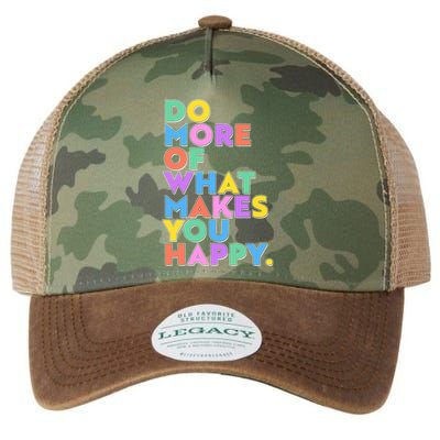 Colorful Do More Of What Makes You Happy Legacy Tie Dye Trucker Hat