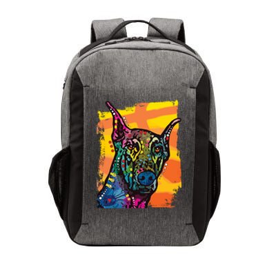 Colorful Doberman Dog Vector Backpack