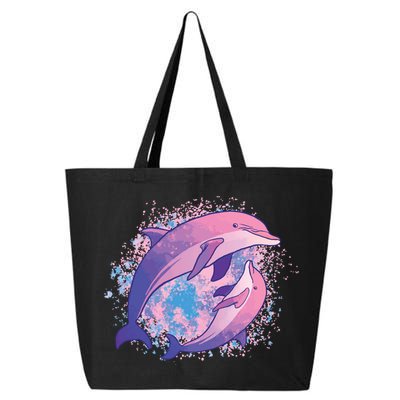 Colorful Dolphin 25L Jumbo Tote