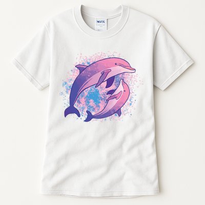 Colorful Dolphin Tall T-Shirt