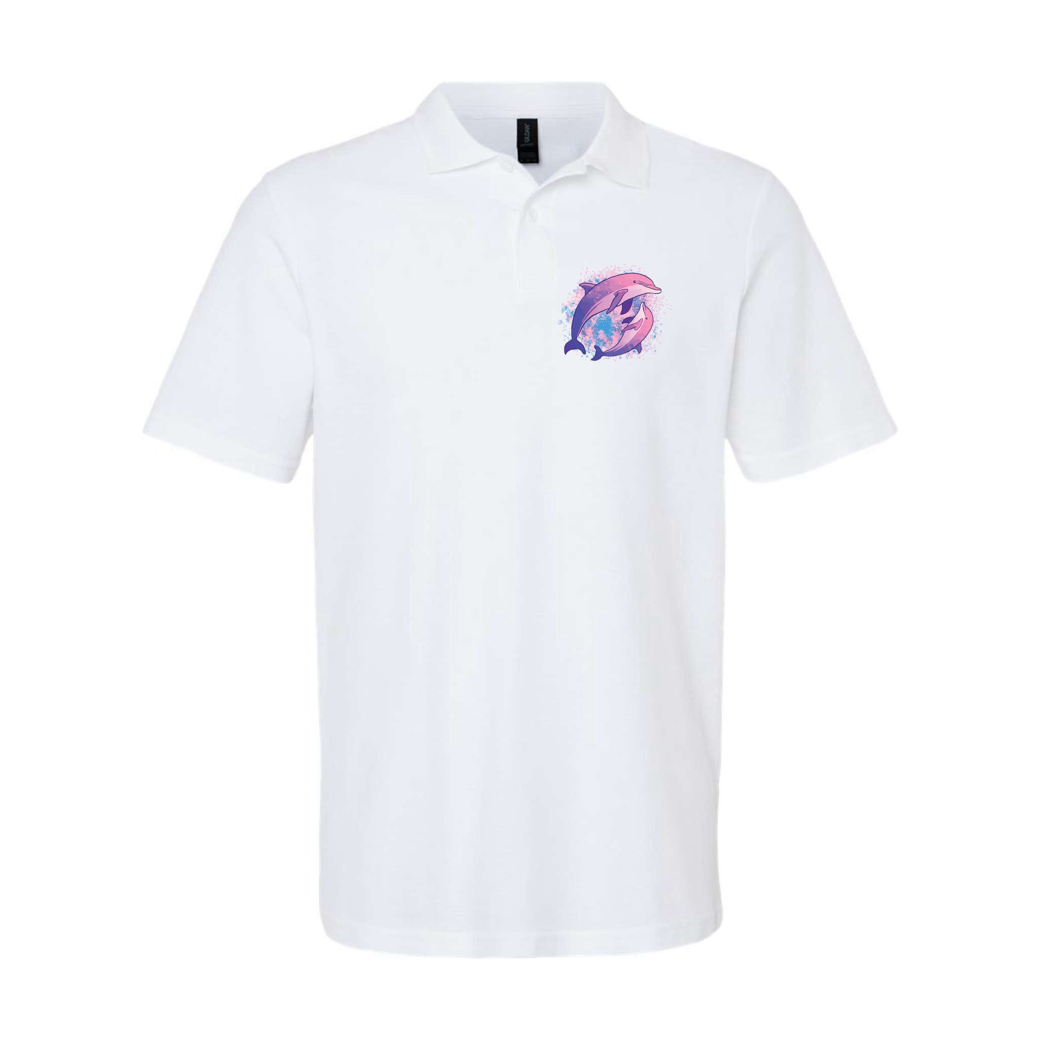 Colorful Dolphin Polo