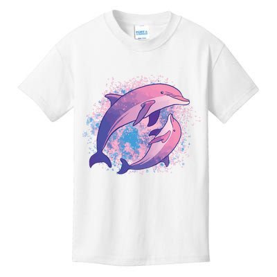 Colorful Dolphin Kids T-Shirt
