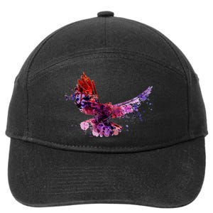 Colorful Dove 7-Panel Snapback Hat