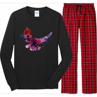 Colorful Dove Long Sleeve Pajama Set