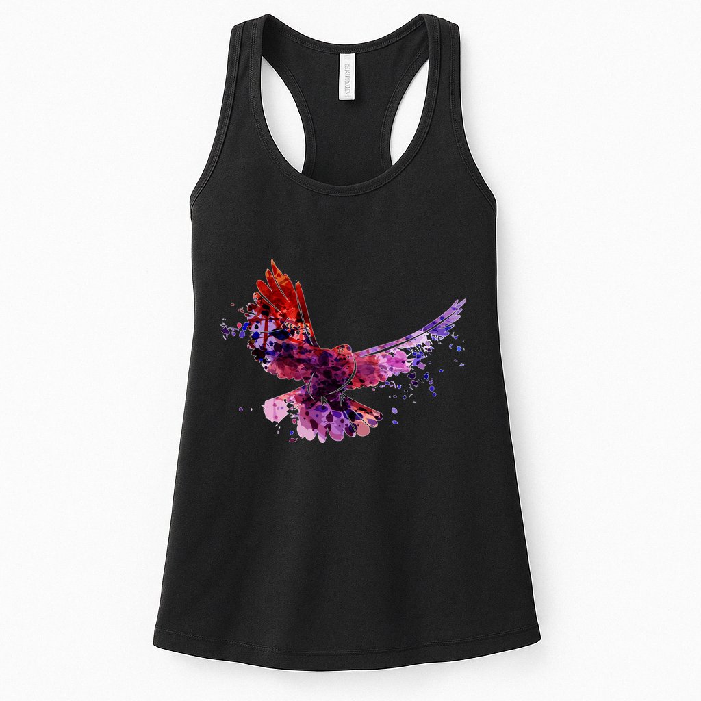 Colorful Dove Womens Tank Top