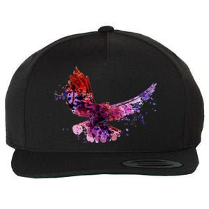 Colorful Dove Wool Snapback Cap