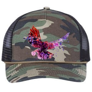 Colorful Dove Retro Rope Trucker Hat Cap