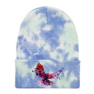 Colorful Dove Tie Dye 12in Knit Beanie